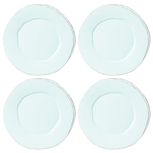 Lastra Aqua European Dinner Plates - Set of 4