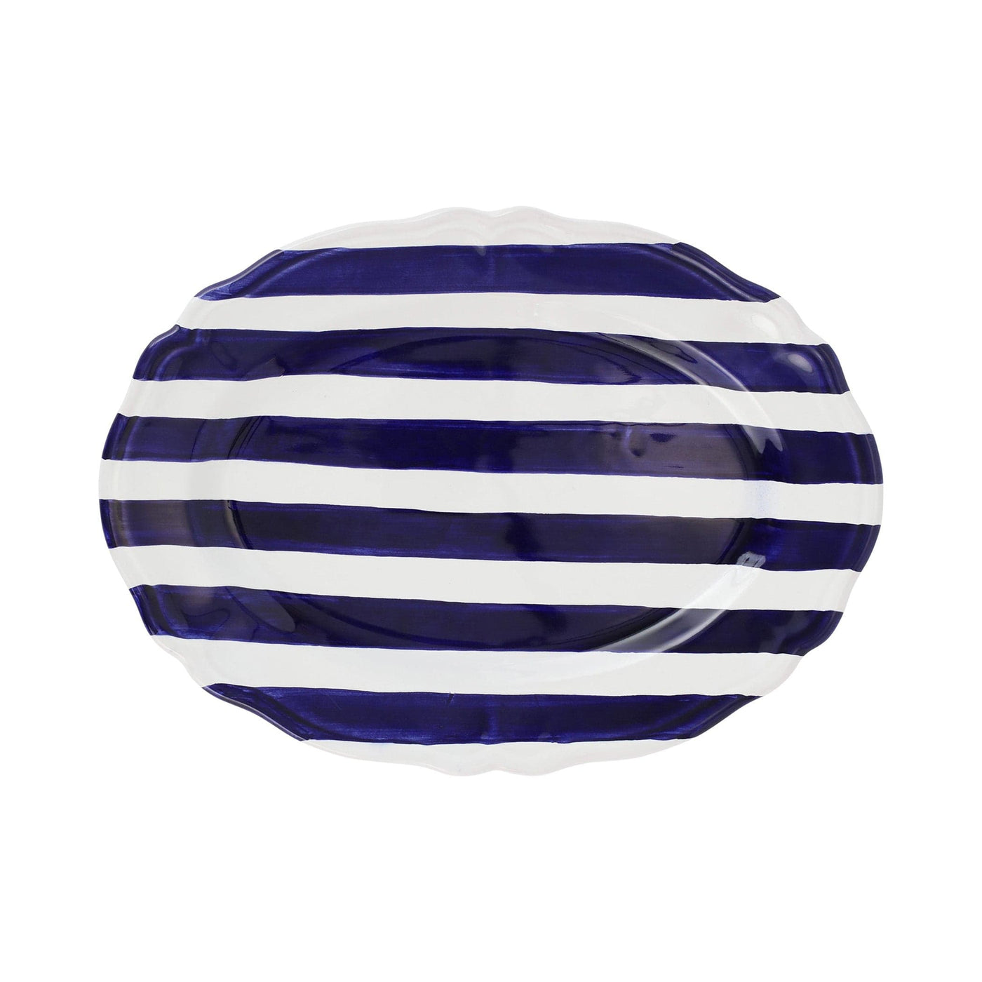 Amalfitana Stripe Oval Platter