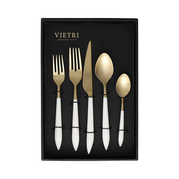 Ares Oro Five-Piece Place Setting – Set of 4