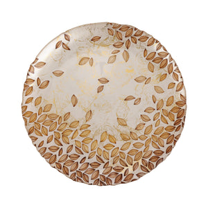 Autunno Glass Round Platter