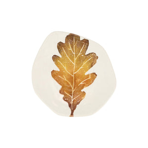 Autunno White Oak Leaf Salad Plate