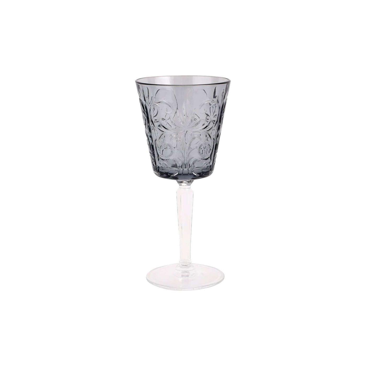 Barocco Wine Glass Smoke