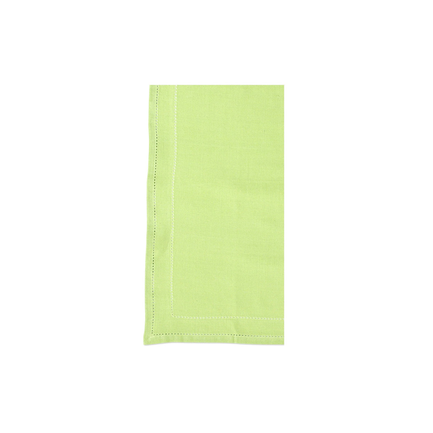 Cotone Linens Napkins with Double Stitching - Set of 4 - Pistachio