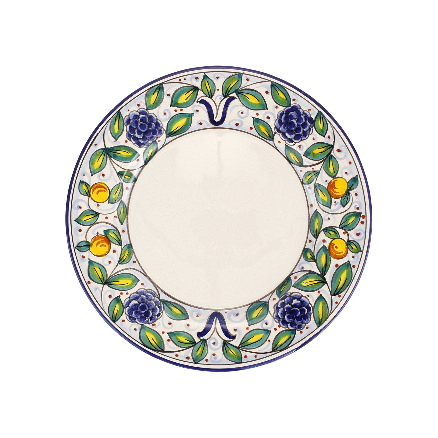 Frutti Blueberries Dinner Plate