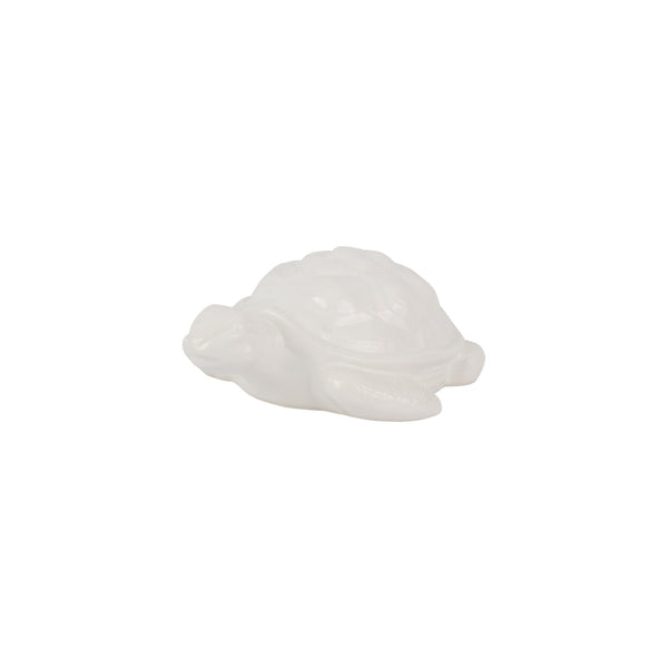 Figural Garden Turtle - White