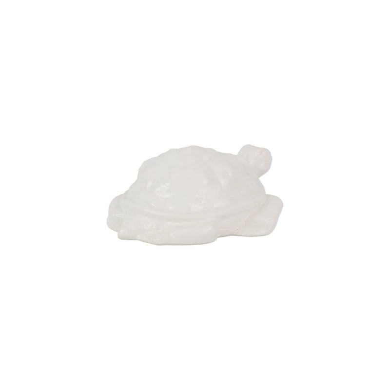 Figural Garden Turtle - White