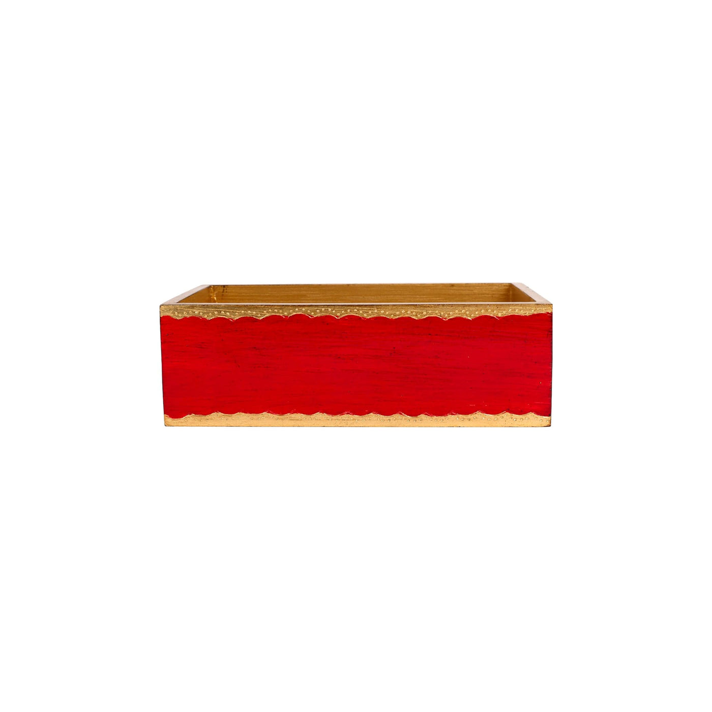 Florentine Wooden Accessories Red & Gold Guest Towel Holder