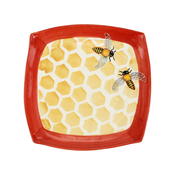 Honeycomb Square Platter