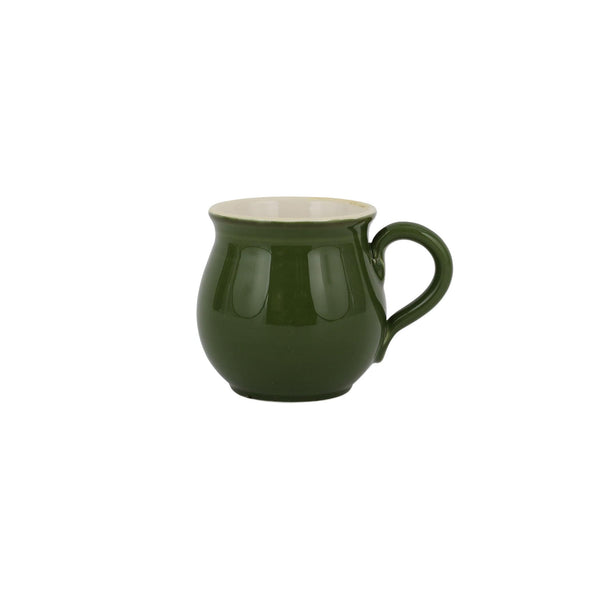 Italian Dark Green Round Body Mug