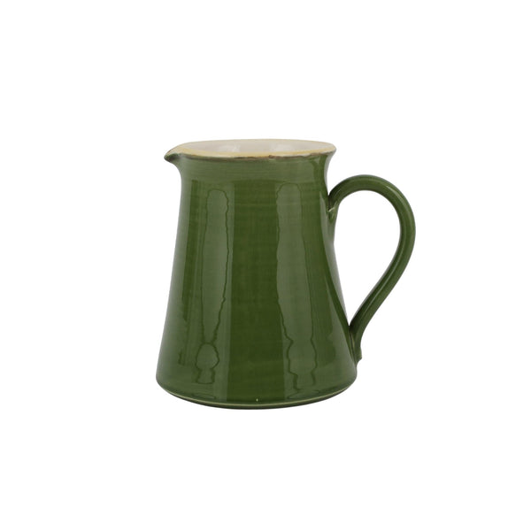 Italian Dark Green Short Pitcher