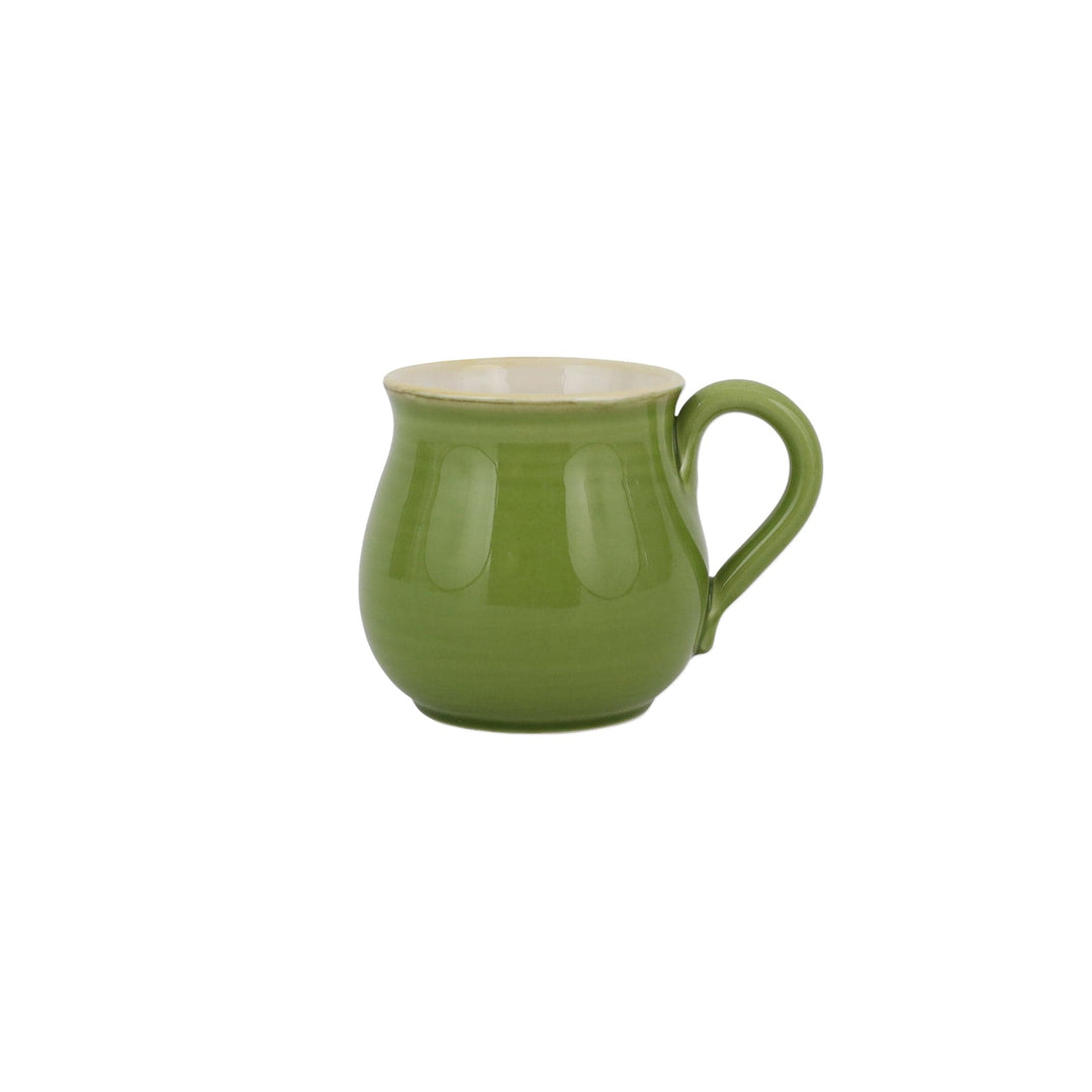 Italian Green Round Body Mug