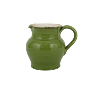 Italian Green Short Round Body Pitcher