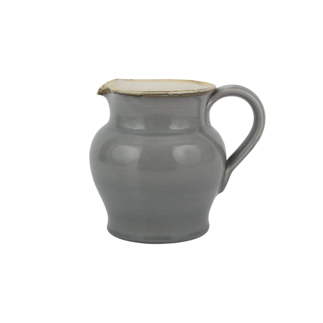 Italian Gray Short Round Body Pitcher