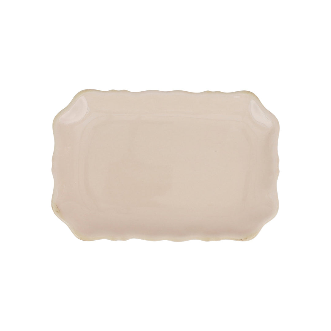 Italian Blush Small Rectangular Plate