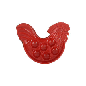 Italian Red Figural Egg Dish