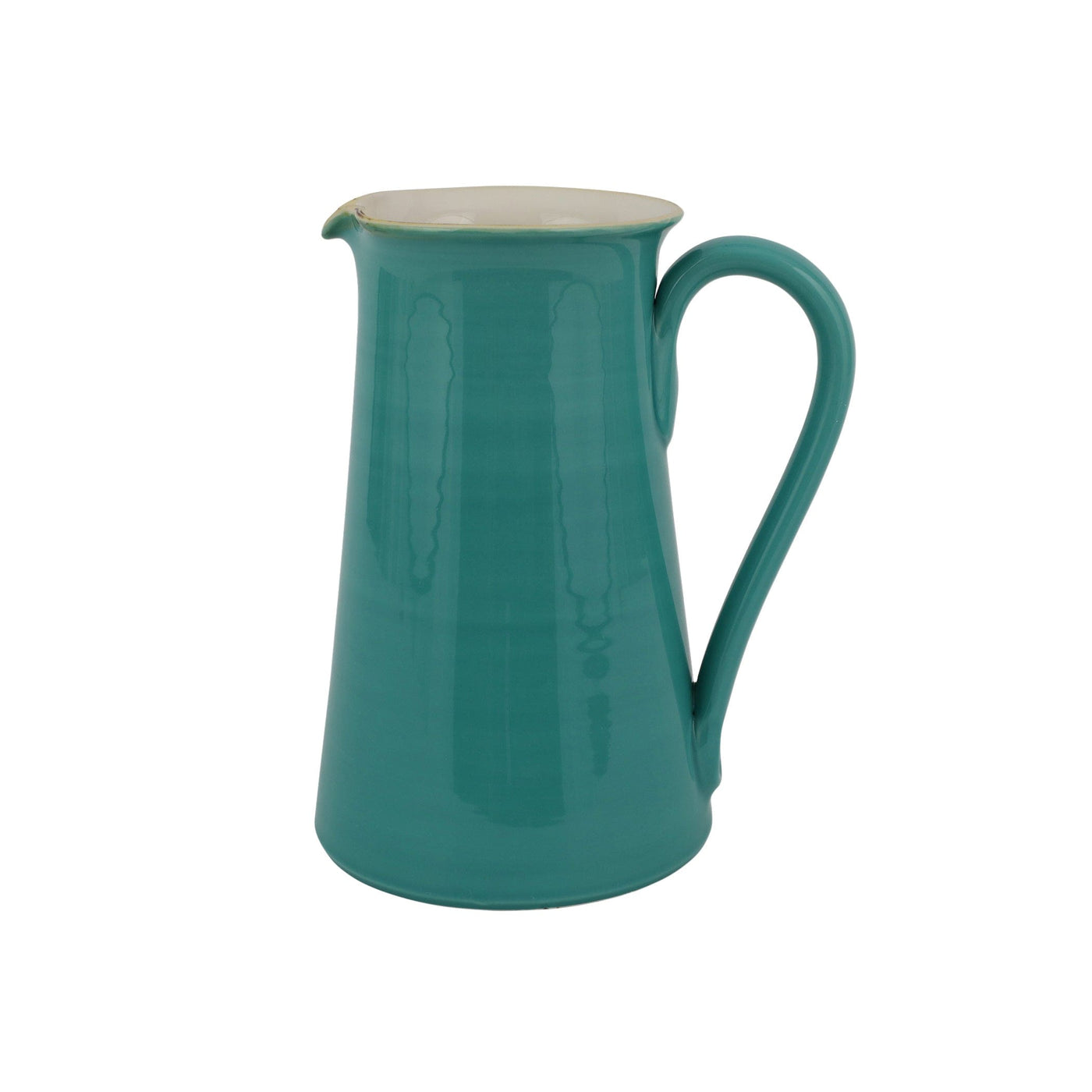 Italian Turquoise Tall Pitcher