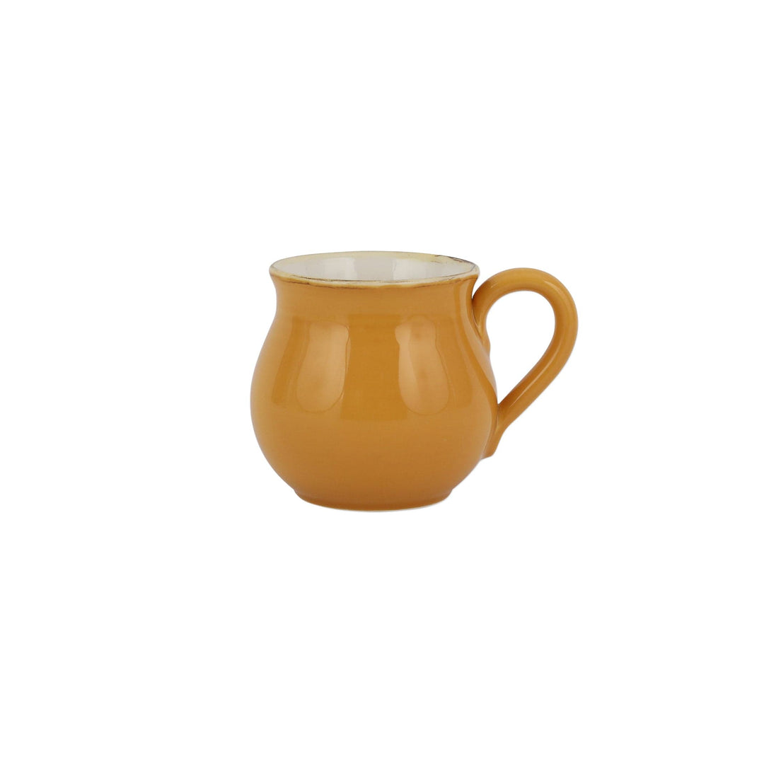 Italian Yellow Round Body Mug