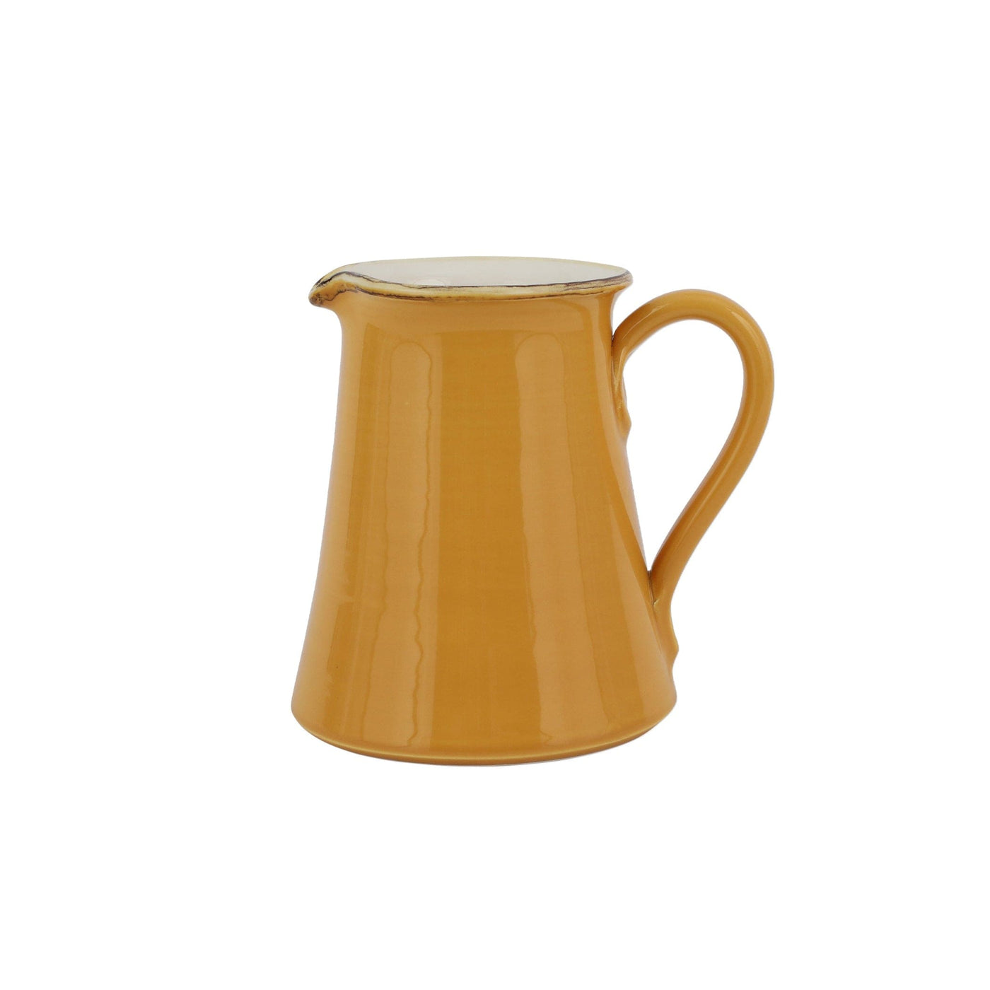 Italian Yellow Short Pitcher