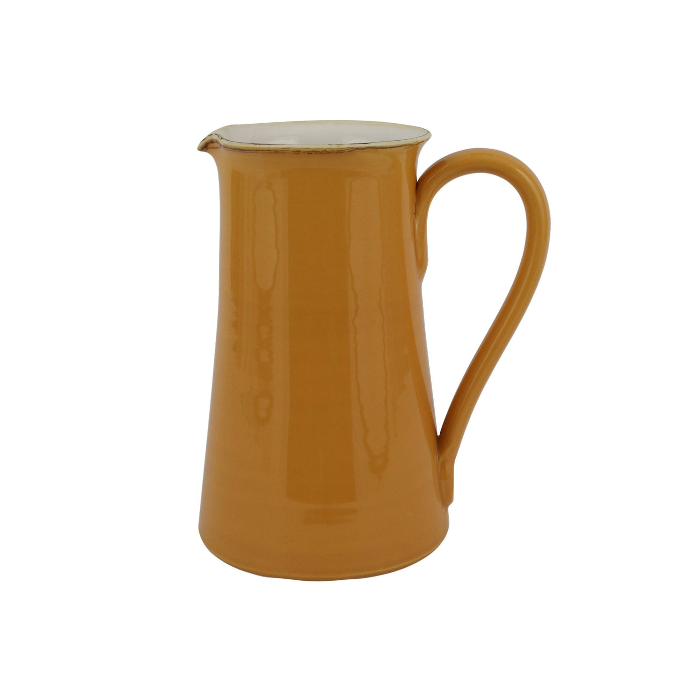 Italian Yellow Tall Pitcher