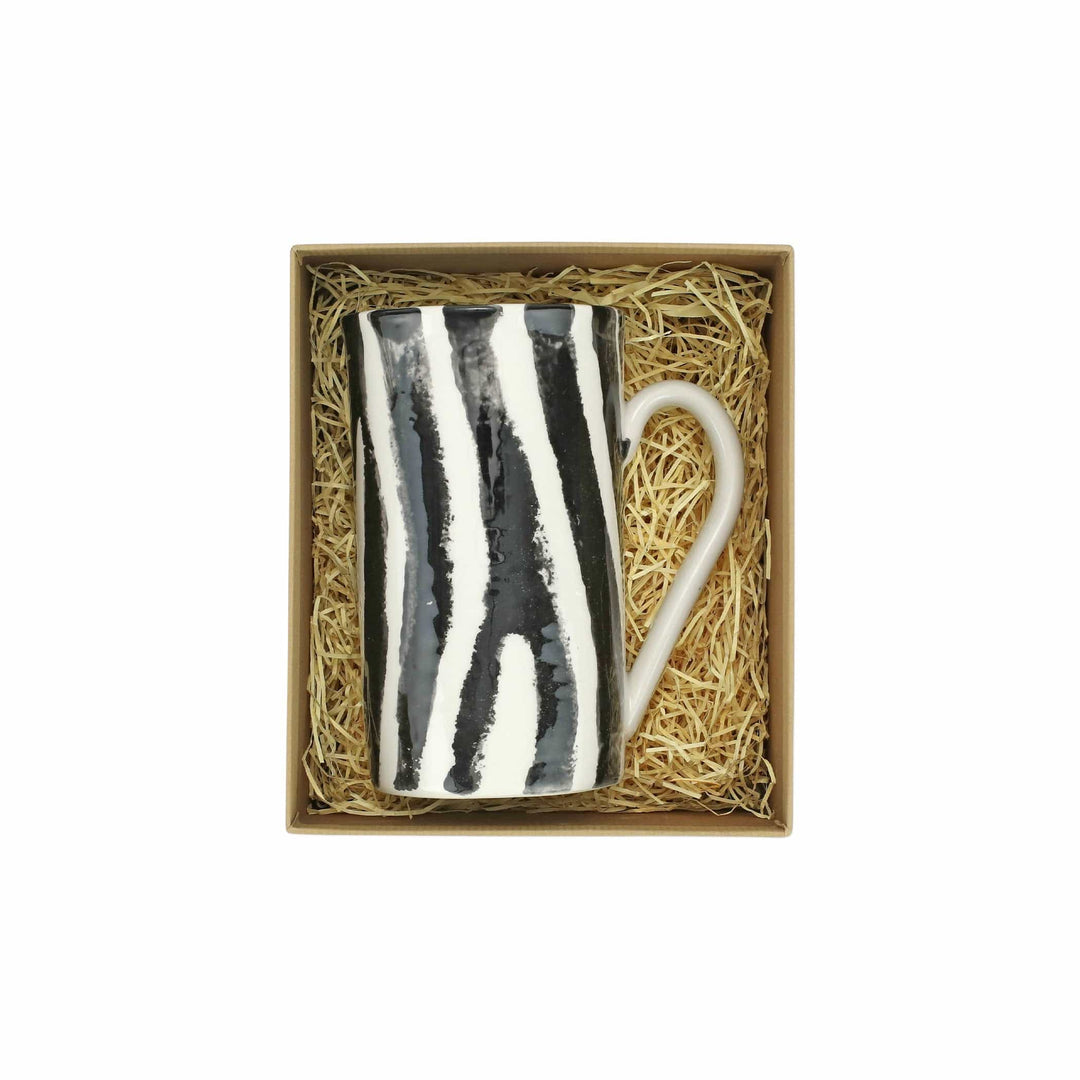 Into the Jungle Zebra Latte Mug