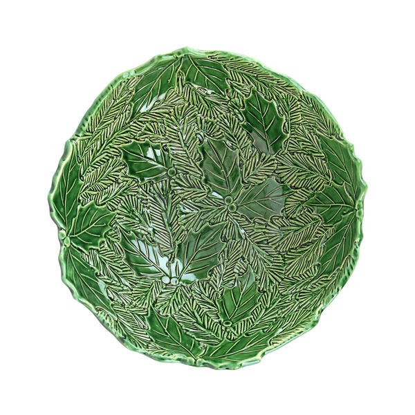 Lastra Holiday Green Figural Medium Bowl