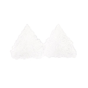 Lastra Holiday White Figural Tree Two-Part Server