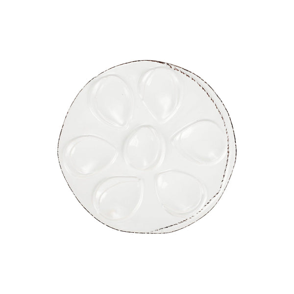 Lastra White Oyster Plate