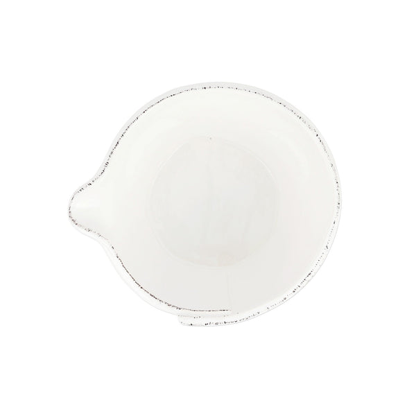 Lastra White Small Mixing Bowl