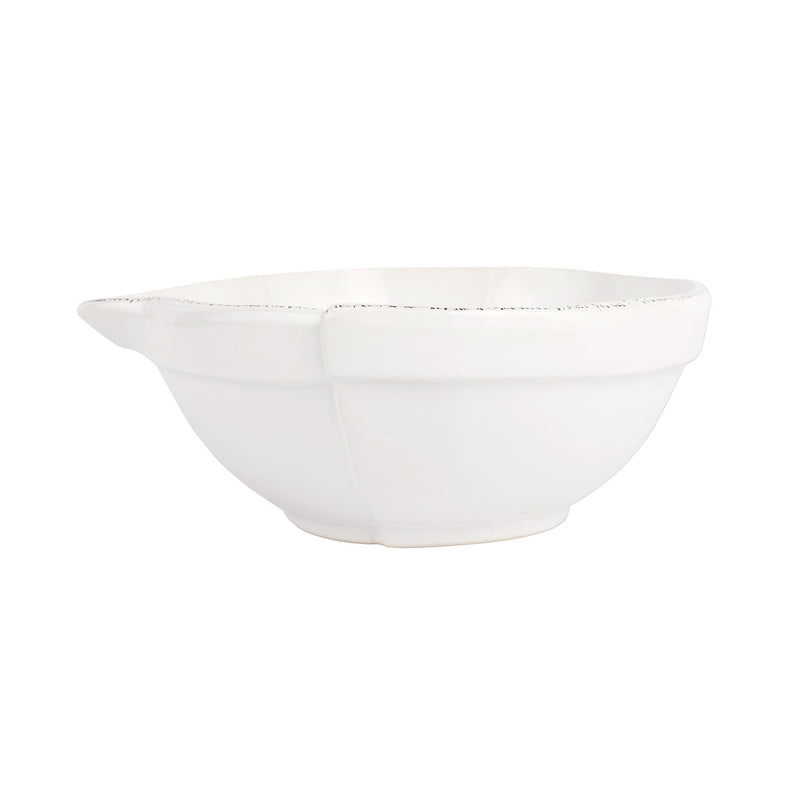 Lastra White Medium Mixing Bowl