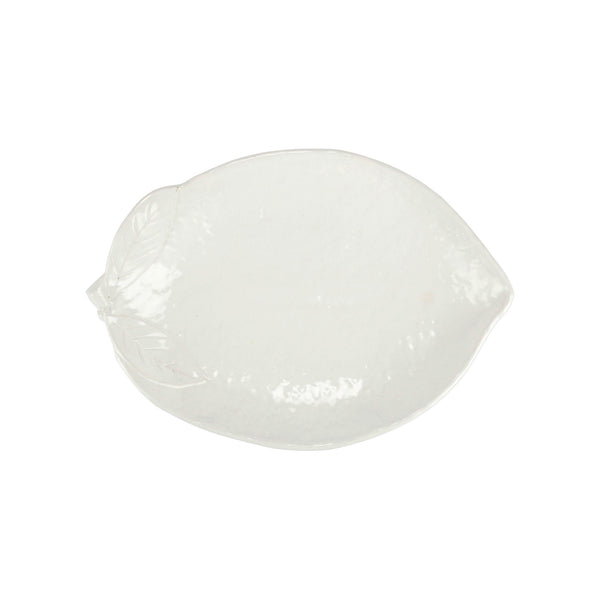 Limoni White Figural Lemon Platter