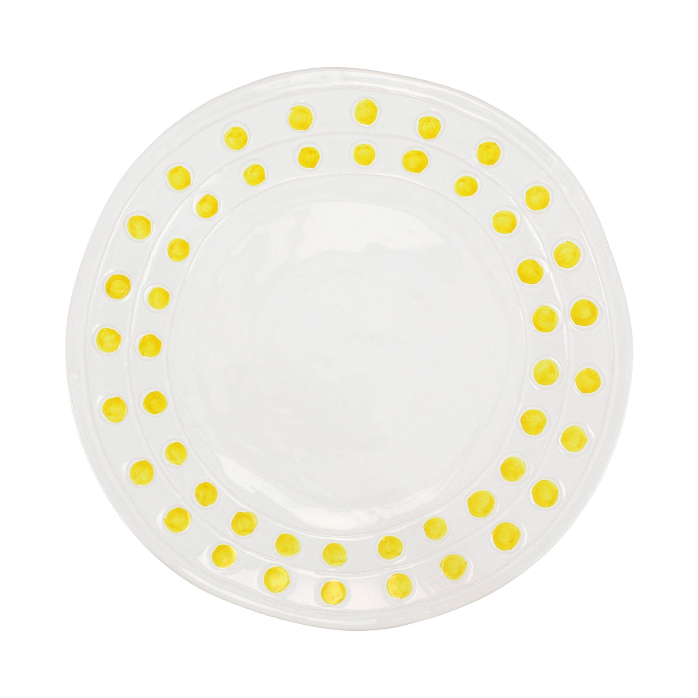 Medici Colorati Yellow Medium Round Platter