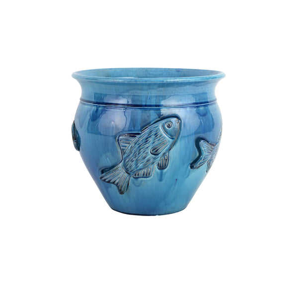 Mediterranea Blue Medium Planter