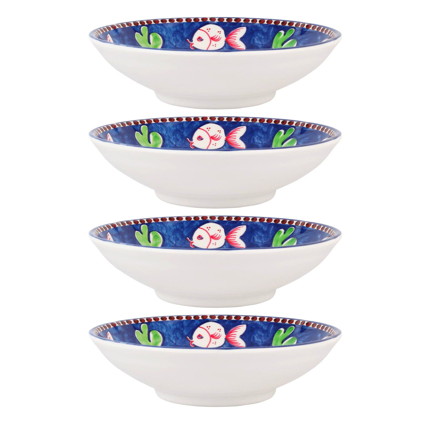 Melamine Campagna Pesce Pasta Bowl - set of 4