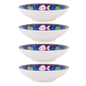 Melamine Campagna Pesce Pasta Bowl - set of 4