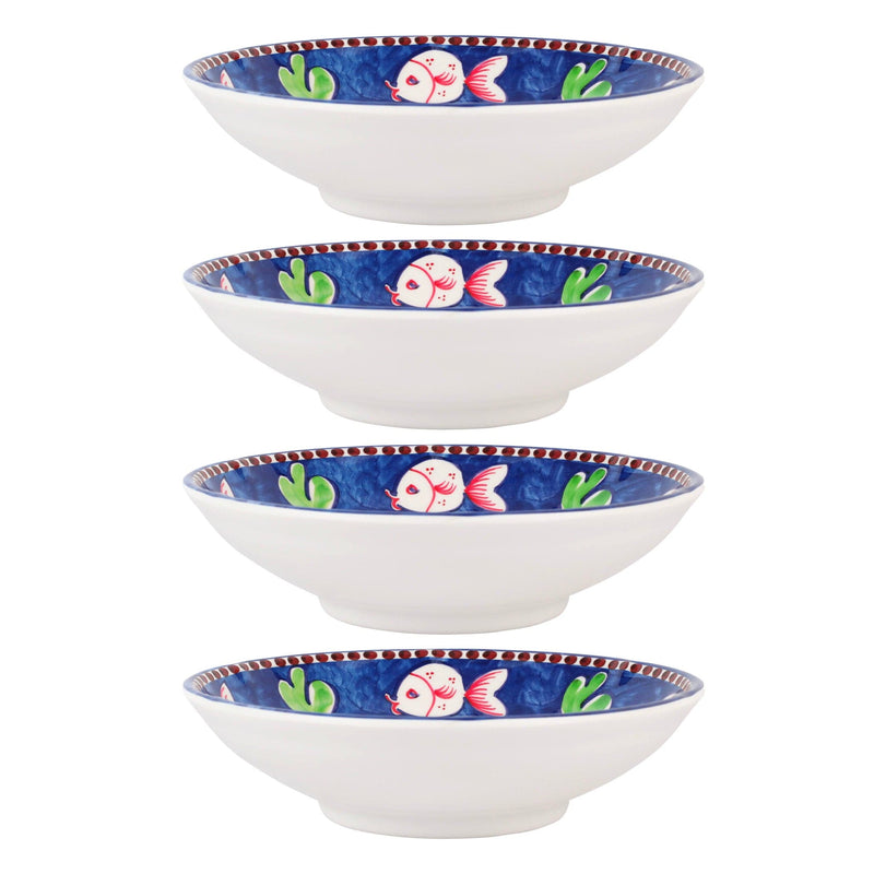 Melamine Campagna Pesce Pasta Bowl - set of 4