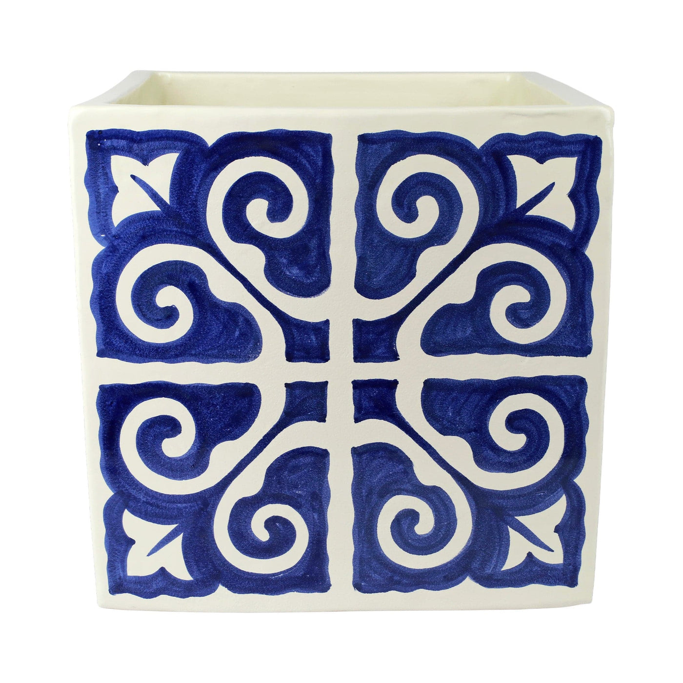 Mosaico Cobalt Large Square Cachepot