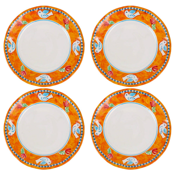 Melamine Campagna Uccello Dinner Plate - set of 4