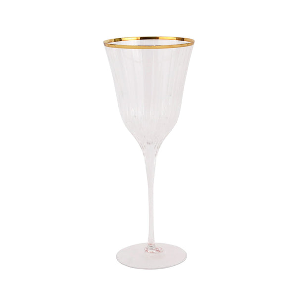 Natalia Gold Water Glass