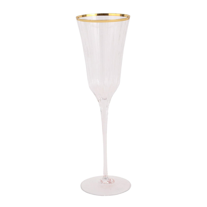 Natalia Gold Champagne Glass