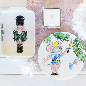 Nutcrackers Mouse King Round Platter