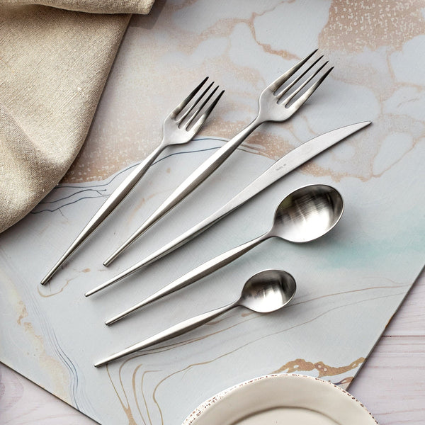 Natura Satin Five-Piece Place Setting – Set of 4