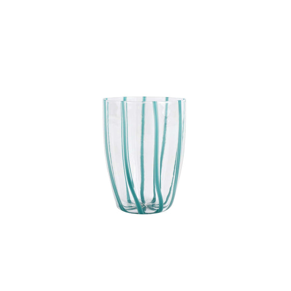 Nuovo Stripe Teal Tall Tumbler