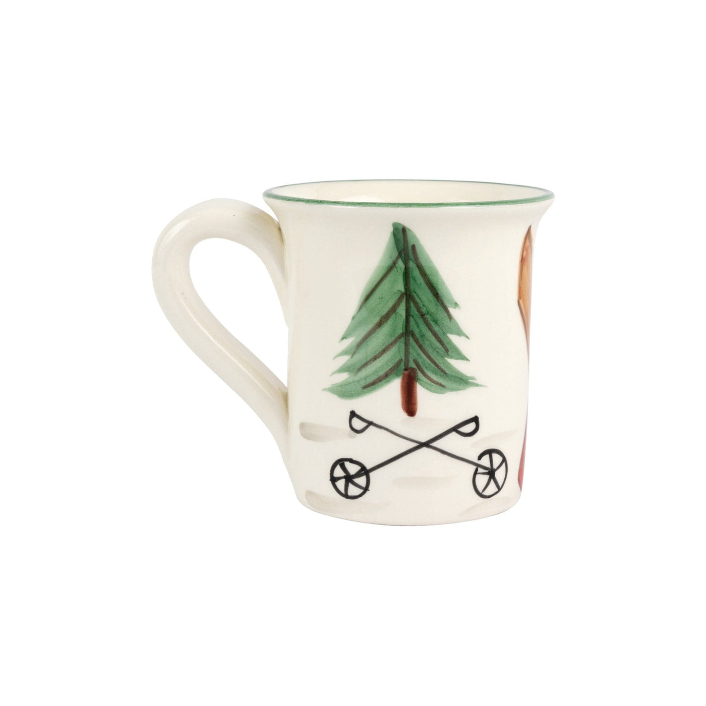 Old St. Nick Mug - Skiing