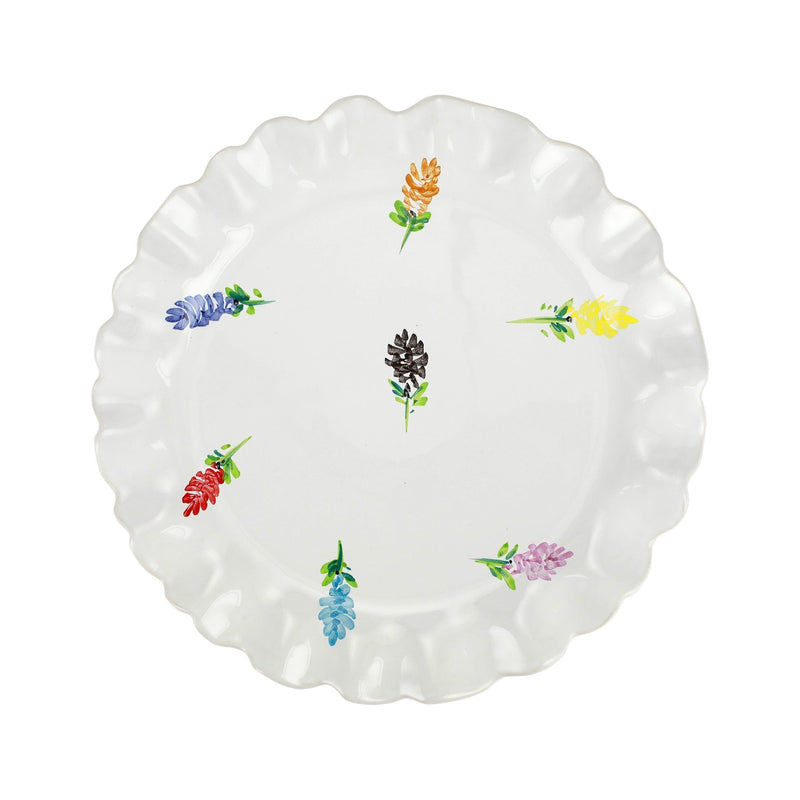 Primrose Floral Service Plate/Charger