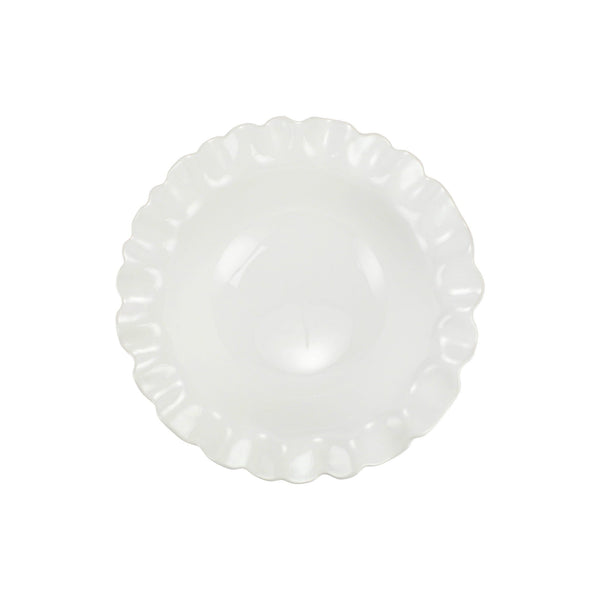 Primrose White Serving Bowl