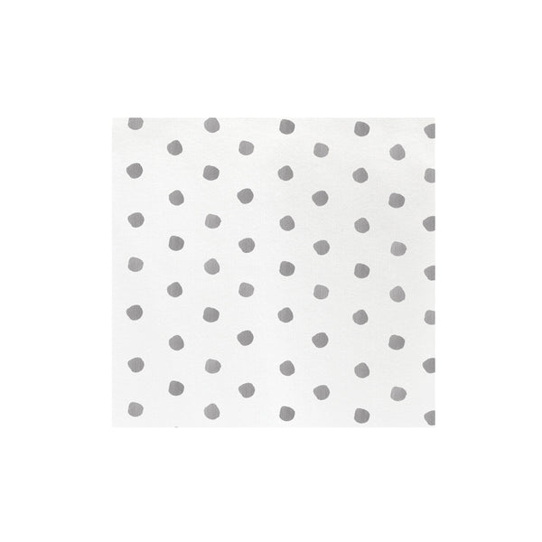 Papersoft Napkins Dot Dinner Napkins - Light Gray (Pack of 50)