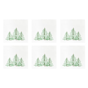 Papersoft Napkins Lastra Holiday Cocktail Napkins (Pack of 20) - Set of 6