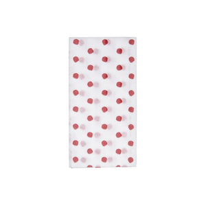 Papersoft Napkins Dot Guest Towels (Pack of 50)