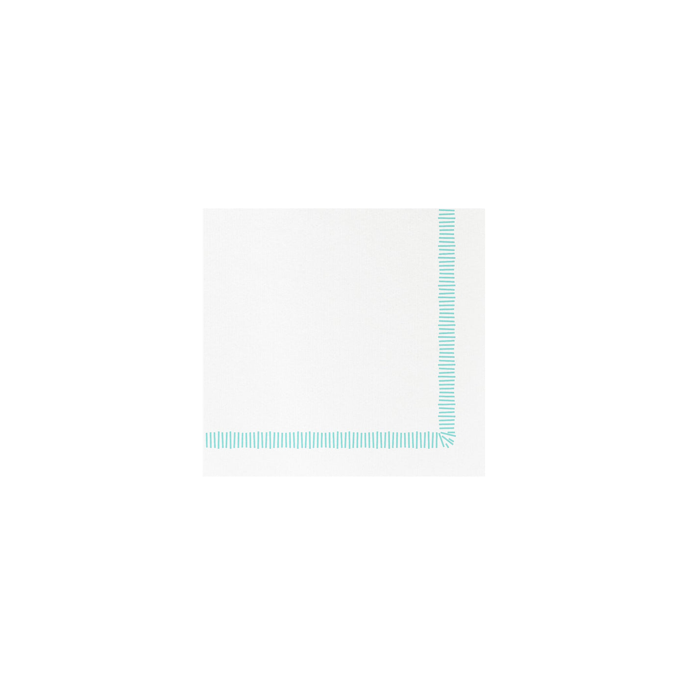 Papersoft Napkins Fringe Aqua Cocktail Napkins (Pack of 20)