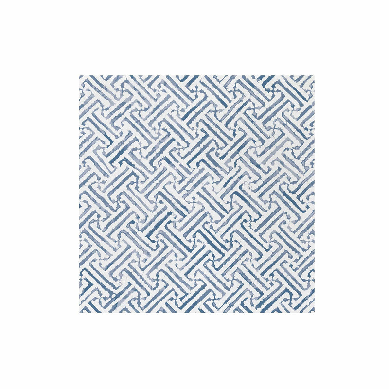 Papersoft Napkins Greek Key Blue Dinner Napkins (Pack of 20)